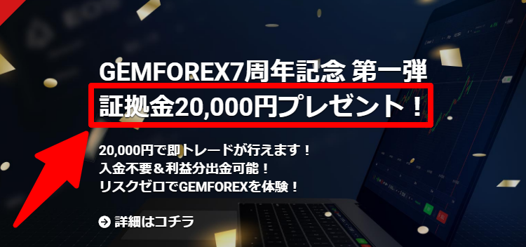 口座開設ボーナス