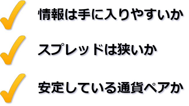 通貨選び ドル円