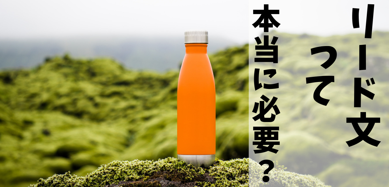 リード文って本当に必要